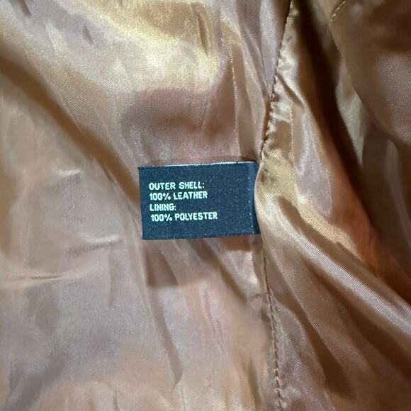 Milwaukee Leather Tan Biker Jacket - Women's Medium - Picture 5 of 6